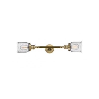 Innovations 208L-BB-G54-LED 2 Vertical Bath Vanity Light, Brushed Brass