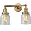 Innovations 208L-BB-G54-LED 2 Vertical Bath Vanity Light, Brushed Brass view 3