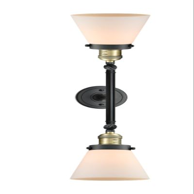 Innovations 208L-BAB-G61 2 Vertical Bath Vanity Light, Black Antique Brass