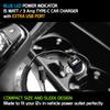 Cellet High Powered 3Amp, Fast Charging 15Watt, Dual USB Port Car Charger with 4ft Long Type-C Cable Compatible for BlackBerry Keyone/Essential Phone view 2