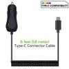 Cellet High Powered 3Amp, Fast Charging 15Watt, Dual USB Port Car Charger with 4ft Long Type-C Cable Compatible for BlackBerry Keyone/Essential Phone view 3