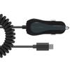 Cellet High Powered 3Amp, Fast Charging 15Watt, Dual USB Port Car Charger with 4ft Long Type-C Cable Compatible for BlackBerry Keyone/Essential Phone view 4