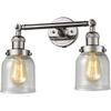 Innovations 208L-PN-G54-LED 2 Vertical Bath Vanity Light, Polished Nickel view 3