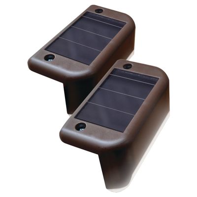 Maxsa Innovations 47332 Solar-powered Deck Lights, 4pk,