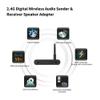 2.4G Digital Wireless Audio Transmitter Sender & Receiver Adapter Speaker for HiFi Home Audio Stereo Music Streaming Sound Systems-GOLDEN BLUE view 3