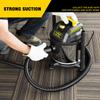 STANLEY 4 Gallon Wet Dry Vacuum, 4 Peak HP Stainless Steel 3 in 1 Shop Vacuum Blower with Powerful Suction, Vacuum for Job Site, Garage, Basement, Workshop, Top Handle, Portable Wet Dry Vac SL18301-4B view 2