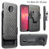 Moto Z3 Verizon Holster Case, Moto Z3 Play XT1929 [ZASE] Design Belt Clip Black Case Tough Slim Protective Rugged Shell Armor Defender Swivel Lock Clip [Kickstand] for Moto Z3 (A Holster Combo Case) view 4