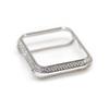 Callancity Rhinestone Crystal Diamond Bezel case Platinum Bling Exquisite Handcraft Encrusted Cover Compatible Apple Watch 42mm Series 3 2 1 view 2