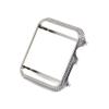Callancity Rhinestone Crystal Diamond Bezel case Platinum Bling Exquisite Handcraft Encrusted Cover Compatible Apple Watch 42mm Series 3 2 1 view 4