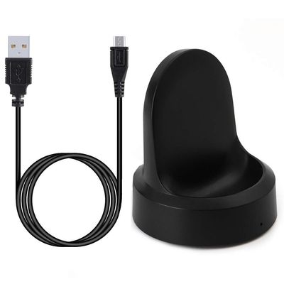 Kissmart Charger for Smausng Gear S3 Frontier/Classic Smart Watch (Black)