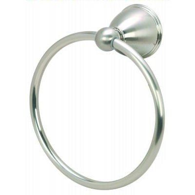 Designers Impressions Astor Series Satin Nickel Towel Ring