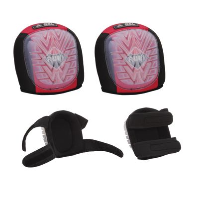 RUBI Professional Gel Knee Pads - Ergonomic Design for High Comfort and Impact Protection - Heavy-Duty Silicone Gel Cushion for Construction, Flooring, and Gardening