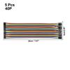 uxcell 5pcs Female to Female 40P Jumper Wire 2 to 2.54mm Pitch Ribbon Cable view 2