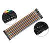 uxcell 5pcs Female to Female 40P Jumper Wire 2 to 2.54mm Pitch Ribbon Cable view 3