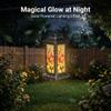 Topadorn Solar Lantern Outdoor Waterproof, Hummingbird Hanging Garden Light view 2
