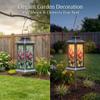 Topadorn Solar Lantern Outdoor Waterproof, Hummingbird Hanging Garden Light view 4