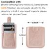 Phone Card Holder RFID Sleeve, PU Leather Stick-On Pull 5 Card Phone Wallet view 2