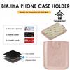 Phone Card Holder RFID Sleeve, PU Leather Stick-On Pull 5 Card Phone Wallet view 3