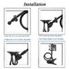 Gooseneck Phone Holder, SLBSTORES Lazy Bracket Holder 360 Swivel for iPhone and Other Smart Phones for Bedroom, Office, Bathroom, Kitchen, Black view 4