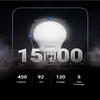 Sunco 10 Pack E12 LED Bulbs Candelabra CRI92 3000K Warm White, 5W Equivalent 40W, 450 Lumens, Small Edison Screw Base E12, Non-Dimmable, Frosted Decorative G14 Globe Vanity Light Bulbs UL. view 3