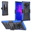 Eaglecell - Compatible with Samsung Galaxy Note 9 SM-N960 Note9 - Hybrid Phone Case w/Stand/Belt Clip Holster - CV1 Blue view 1