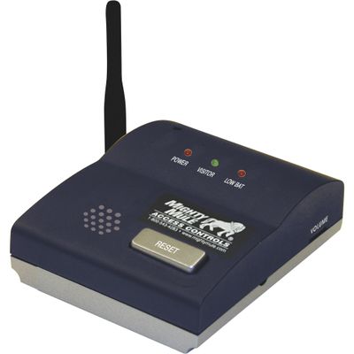 Interior Wireless Replacement/Additional Driveway Alarm Base Station for Mighty Mule Outdoor Motion Detectors - Compatible with Mighty Mule Automatic Gate Openers - Black, FM231-R