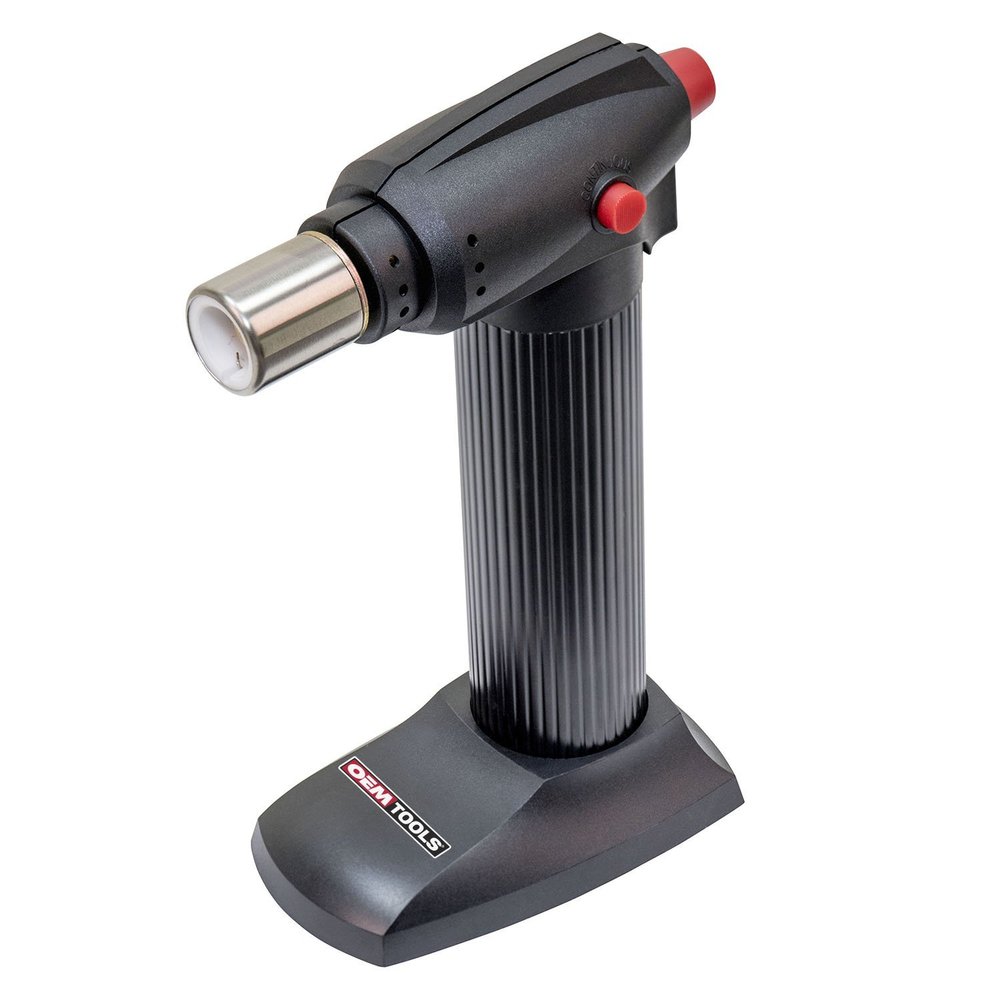 OEMTOOLS 24354 Mechanic's Butane Torch, 22mL Gas Capacity, Black