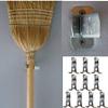 Bulldog Clamp (10 Pack) Spring Grip Garage Closet Wall Organizer for Brooms, Mops, Rakes, Etc. view 4