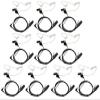 2.5mm Walkie Talkie Earpiece Compatible with Motorola Talkabout T200 T400 T600 T800 T260TP MH230R MR350R FRS/GMRS MS350R MT350R MG160A MH230TPR MS350R MJ270R 1-pin (10 Pack) view 1
