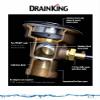 Fisher 65676 DrainKing Waste Valve With Vandal Resistant & stainless steel flat strainer view 2