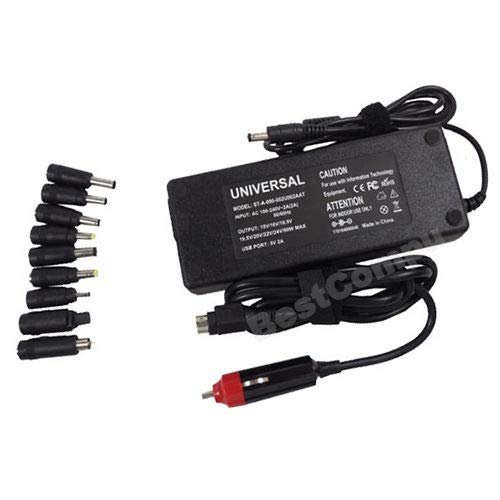 USB Universal 90W Car Auto AC DC Power Charger Adapter