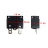 SHENGLE 15 Amp Fuse Automatic Reset, 15A Overload Protection Device for Kids Ride On Car Replacements Parts view 2