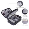 BUBM Electronic Organizer, Double Layer Travel Gadget Carry Bag for Cables, Plugs, Earphone, Flash Hard Drive and More--a Sleeve Pouch for iPad Mini(Medium, Black) view 3