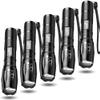 Tactical Flashlights 5 Pack Light Torch Flashlight Brightest LED Flashlight with 5 Modes Adjustable Waterproof Flashlight for Biking Camping view 1
