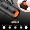 Tactical Flashlights 5 Pack Light Torch Flashlight Brightest LED Flashlight with 5 Modes Adjustable Waterproof Flashlight for Biking Camping view 4