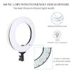 Yidoblo FS-390II Mini Portable Ring lamp LED Warm & Cold Light Make-up Beauty Salon Nail Ring Light 192 LED Lights + Bag view 4