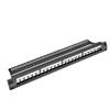 VIVOCH 1U 24 Ports Blank Patch Panel Unload Modular Patch Panel Blank Frame with Cable Manager Bar view 1