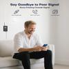 Hiboost Cell Phone Signal Booster for Home and Office, 4,000 sq ft, Boost 5G 4G LTE Data for Verizon AT&T and All U.S. Carriers, FCC Approved view 2