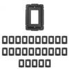 25 Switchplate Black Steel SIngle GFI RSF| Renovator's Supply view 1