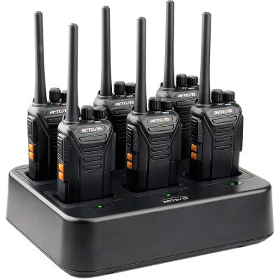 Retevis RT27 Walkie Talkies for Adults, Heavy Duty Two Way Radios 6 Pack