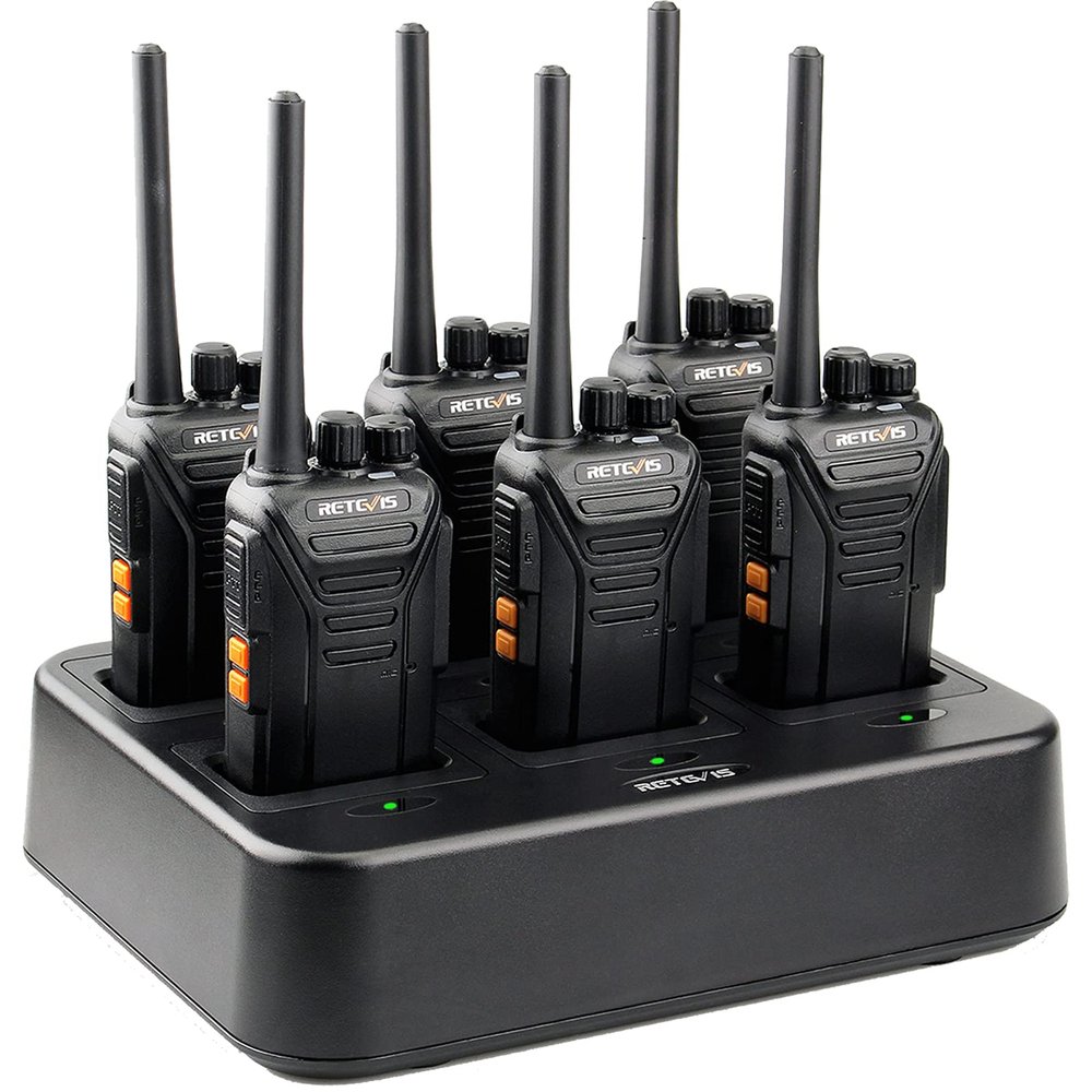 Retevis RT27 Walkie Talkies for Adults, Heavy Duty Two Way Radios 6 Pack