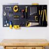 WallPeg Pegboard Kit - 4 Each 24"x16" Peg Board Panels - Made in USA - Mounted Size is 48" x 24" Pegboards Wall Organizer for Walls Home, Garage Tool Storage, Office Organization, Kitchen, Craft Room view 3
