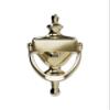 Hardware Essentials 852395 Bright Brass Door Knocker with Viewer, 7in, 1 Piece view 4