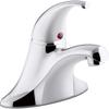 KOHLER K-15199-4NDRA-CP Coralais Single-Handle Centerset Bathroom Sink Faucet with 0.5 Gpm Vandal Resistant Aerator, Without Drain, Polished Chrome view 1