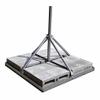 ROHN FRM238SP5 Non-Penetrating Roof Mount Bundle - 2.38" x 0.154" Wall x 60" Galvanized Mast + Rohn FRMMAT Roof Mat view 3