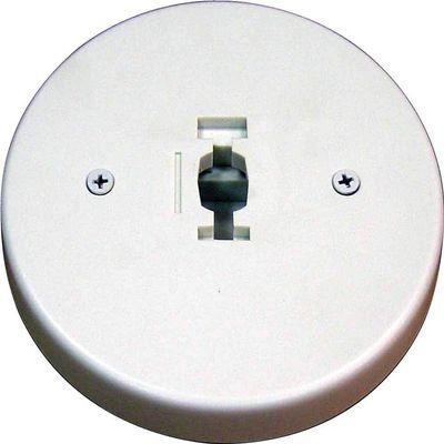 Volume Lighting V2718 Monopoint Canopy for Line Voltage and Track Systems - White