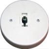 Volume Lighting V2718 Monopoint Canopy for Line Voltage and Track Systems - White view 1