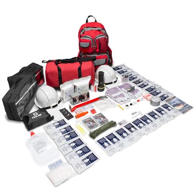 Emergency Zone Earthquake 72 Hour Survival Kit Go Bag, 2 Person Basic Emergency Disaster Kit, Be Prepared for THE Big ONE