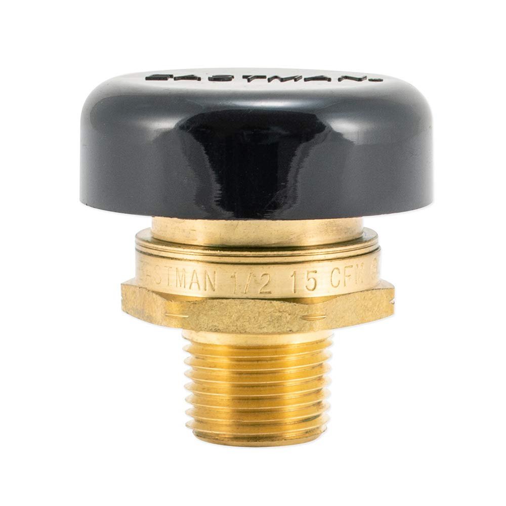 Eastman 1/2 Inch MIP Vacuum Relief Valve, Brass Plumbing Fittings, 60156