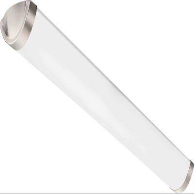 Lithonia Lighting FMLCRSLS 48IN 30K40K50K 90CRI BN Linear Flush Mount with Selectable Color Temperature, Brushed Nickel
